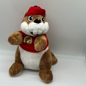 Buc-ee’s Plush Beaver T Shirt and Red Hat 10 X 6 Stuffed Animal Stuffie Plushie